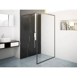 Baliv Duschabtrennung Walk-In DUK-120.81 120 Cm X 195 Cm Schwarz 12 Baliv Duschabtrennung Walk-In DUK-120.81 120 Cm X 195 Cm Schwarz -Dusch Raum 110997 AB02 190221 L RET01