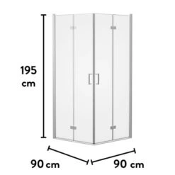 Baliv Duschkabine DUK-90.70E 90 Cm X 90 Cm Chrom 21 Baliv Duschkabine DUK-90.70E 90 Cm X 90 Cm Chrom -Dusch Raum 250312110980 VM01 190221 L