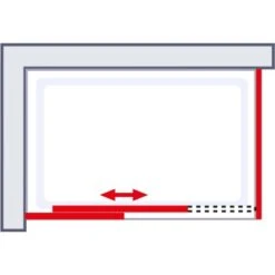 Schulte Master Class Gleittür Mit Seitenwand 120 Cm X 90 Cm Echtglas -Dusch Raum 32020 2053 4060991028960 6