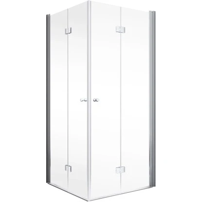 Schulte ExpressPlus Drehfalttür AlexaStyle2.0 Alunatur 90x90x192cm 2 Schulte ExpressPlus Drehfalttür AlexaStyle2.0 Alunatur 90x90x192cm – Bild 2