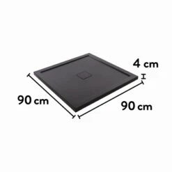 Baliv Duschwanne DW-90.70 E Quadratisch 90 Cm X 90 Cm -Dusch Raum 4007871039982 VM01 150621