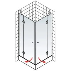 Schulte Eckeinstieg Youngline Chromoptik Depoli Light 192 Cm X 90 Cm X 90 Cm 14 Schulte Eckeinstieg Youngline Chromoptik Depoli Light 192 Cm X 90 Cm X 90 Cm -Dusch Raum 4037563122548 5