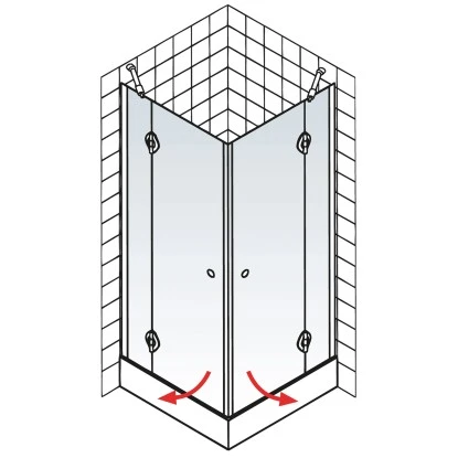 Schulte Eckeinstieg Youngline Chromoptik Depoli Light 192 Cm X 90 Cm X 90 Cm 7 Schulte Eckeinstieg Youngline Chromoptik Depoli Light 192 Cm X 90 Cm X 90 Cm – Bild 7
