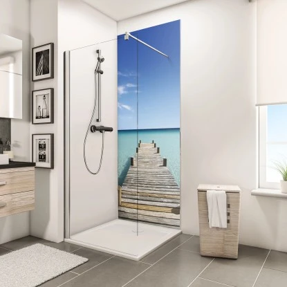 Schulte DecoDesign Duschrückwand Foto Steg Malediven 210 X 90 Cm 1 Schulte DecoDesign Duschrückwand Foto Steg Malediven 210 X 90 Cm