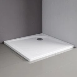 Schulte Duschwanne Quadrat Extraflach Alpinweiß 100 X 100 Cm