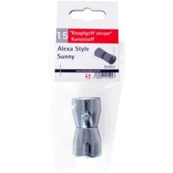 Schulte Knopfgriff Kunststoff Chrom Für Alexa Style Und Sunny -Dusch Raum 4060991015243 2053 5