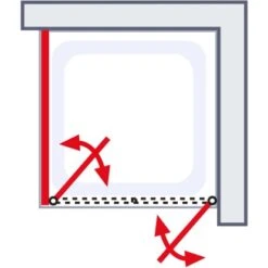 Schulte Pendeltür Alexa Style 2.0 Alu-Natur Glas Klar Hell 90x90x92 Cm 11 Schulte Pendeltür Alexa Style 2.0 Alu-Natur Glas Klar Hell 90x90x92 Cm -Dusch Raum 4060991018725 2053 6