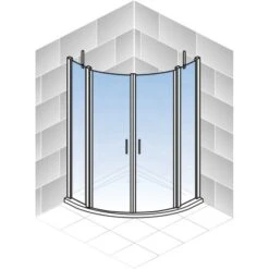 Schulte Runddusche Alexa Style 2.0 Echtglas 4-tlg. Alu-Natur 90 Cm X 90 Cm 6 Schulte Runddusche Alexa Style 2.0 Echtglas 4-tlg. Alu-Natur 90 Cm X 90 Cm -Dusch Raum 4060991019685 2053 5