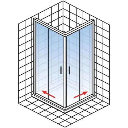 Schulte Eckeinstieg II Ohne Unteres Profil Kristall Trend Alu-Natur 200 X 90 Cm 4 Schulte Eckeinstieg II Ohne Unteres Profil Kristall Trend Alu-Natur 200 X 90 Cm – Bild 4