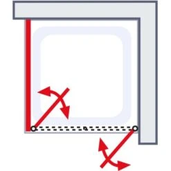 Schulte ExpressPlus Set Duschkabine Pendeltür Garant Mit Duschwanne 200x80cm 16 Schulte ExpressPlus Set Duschkabine Pendeltür Garant Mit Duschwanne 200x80cm -Dusch Raum 4060991056017 2053 6