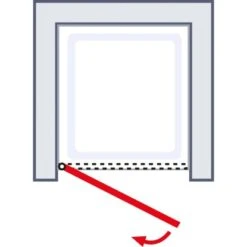 Schulte ExpressPlus Drehtür In Nische Garant Alu Natur Links 200x80cm 16 Schulte ExpressPlus Drehtür In Nische Garant Alu Natur Links 200x80cm -Dusch Raum 4060991056048 2053 6