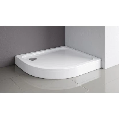 Schulte ExpressPlus Duschwanne Rund Flach Sanitäracryl 80x80cm 2 Schulte ExpressPlus Duschwanne Rund Flach Sanitäracryl 80x80cm – Bild 2