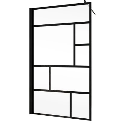 Schulte Alexa Style 2.0 Duschwand Walk In BlackStyle Atelier 1 Dekor 90 X 200cm 2 Schulte Alexa Style 2.0 Duschwand Walk In BlackStyle Atelier 1 Dekor 90 X 200cm – Bild 2