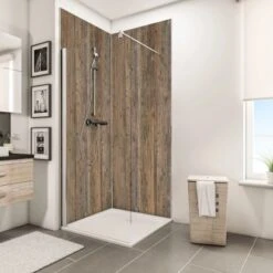 Schulte ExpressPlus DecoDesign Duschrückwand Dekor Altholz Nordsee 210x100cm -Dusch Raum 4060991067860 Bild03