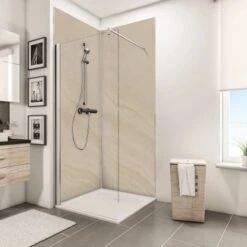 Schulte ExpressPlus DecoDesign Duschrückwand Dekor Sandstein Hell 255x100cm -Dusch Raum 4060991068010 Bild03