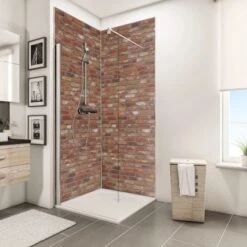 Schulte ExpressPlus DecoDesign Duschrückwand Dekor Klinker 255x150cm -Dusch Raum 4060991068126 Bild03