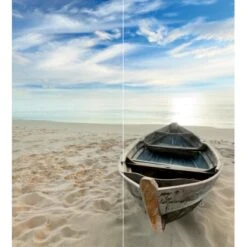 Schulte ExpressPlus DecoDesign Duschrückwand Foto über Eck Ruderboot 210x90x90cm