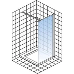 Schulte Walk In Frontteil Alexa Style 2.0 Dekor Frame Mattschwarz 200 X 120 Cm -Dusch Raum 4060991070907 2053 5