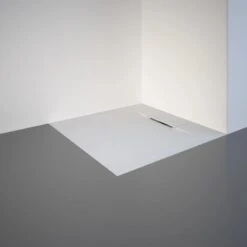 Schulte ExpressPlus Duschwanne DWM-Tecmit Steinstruktur 80 X 80 Cm Mattweiß