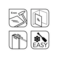 Baliv Duschabtrennung Walk-In DUK-120.81 120 Cm X 195 Cm Schwarz 18 Baliv Duschabtrennung Walk-In DUK-120.81 120 Cm X 195 Cm Schwarz -Dusch Raum 4250312110997 WEB02 270521