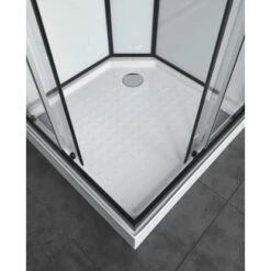 Sanotechnik Komplettduschkabine Sky 2 CL74 Schwarz -Dusch Raum 447531 4633 4