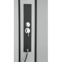 Sanotechnik Komplettduschkabine Sky 2 CL74 Schwarz -Dusch Raum 447531 4633 5