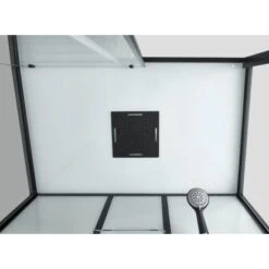 Sanotechnik Komplettduschkabine Sky 3 CL75 Schwarz -Dusch Raum 447532 4633 5
