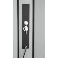 Sanotechnik Komplettduschkabine Sky 3 CL75 Schwarz -Dusch Raum 447532 4633 6