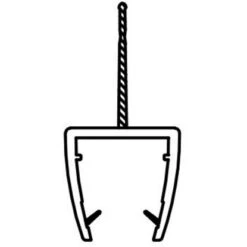 Dichtleiste Für Duschkabinen 2er-Set 8 Mm Glasstärke -Dusch Raum 702407 4633 6