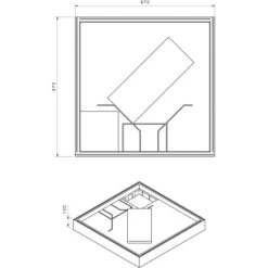 Duschwannenträger Für Ottofond Maui Q 100 -Dusch Raum 765888 4034 17014480 2
