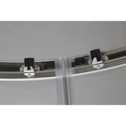 Sanotechnik Runddusche Elite Chrom 80 Cm X 80 Cm X 195 Cm Radius 55 Cm -Dusch Raum 769147 4633 3