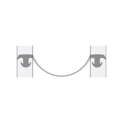 Schulte Dichtprofil Senkrecht Für Gerahmte Badewannenfaltwand Weiß 130 Cm -Dusch Raum 797 Schulte Dichtung D2907 1