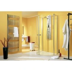 Schulte Garant Halbkreis-Dusche 96 Cm X 82 Cm Echtglas -Dusch Raum 866920 4081 2