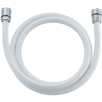 Duschschlauch Mit Drehanschluss Weiß 150 Cm 1 Duschschlauch Mit Drehanschluss Weiß 150 Cm