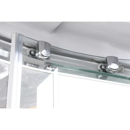 Sanotechnik Komplettduschkabine Trend 2 Chrom-Optik 210 Cm X 90 Cm 2 Sanotechnik Komplettduschkabine Trend 2 Chrom-Optik 210 Cm X 90 Cm – Bild 2