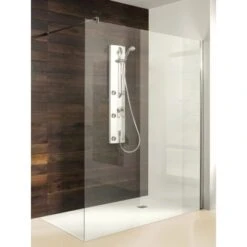 Breuer Walk-In Duschwand Entra Chrom Klarglas 100 Cm -Dusch Raum tenwand klarglas typ0886 1